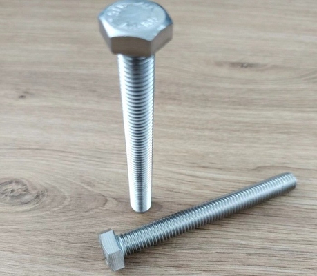 kupować Śruba z łbem sześciokątnym ze stali nierdzewnej 18 - 8 z pełnym gwintem grubym i łbem sześciostronnym online manufacture