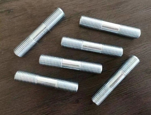 kupować Cynkowana stalowa dwustronna śruba ocynkowana galwanicznie, gwintowana śruba zaciskowa online manufacture