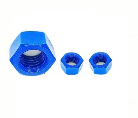 kupować Nakrętki sześciokątne z powłoką PTFE / Nakrętka sześciokątna A194 2H GB / T 6170 online manufacture