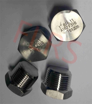 kupować Gwintowana wtyczka z łbem sześciokątnym Złączka do rur ze stali nierdzewnej A182 F316 ASME B16.11 online manufacture