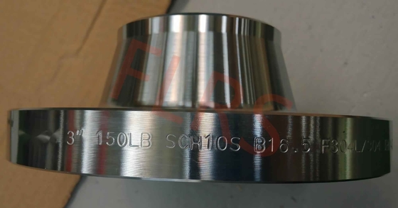 kupować A182 F304 / 304L Podniesiony kołnierz do spawania twarzy Kołnierz ze stali nierdzewnej SCH10S 3 cale online manufacture