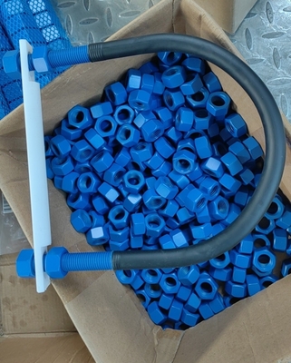 kupować Xylan Fluorocarbon powlekany U-bolt z Polyskrynkiem 4 orzechy Wascher online manufacture