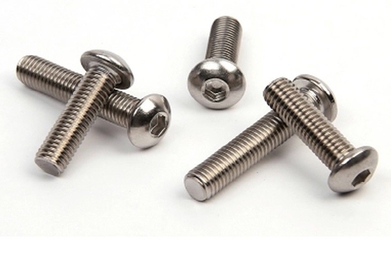 kupować SS Hex Socket Round Button Head Screw z metryczną grubą nicią ISO 7380/ASME/ANSI B 18.3.4M online manufacture