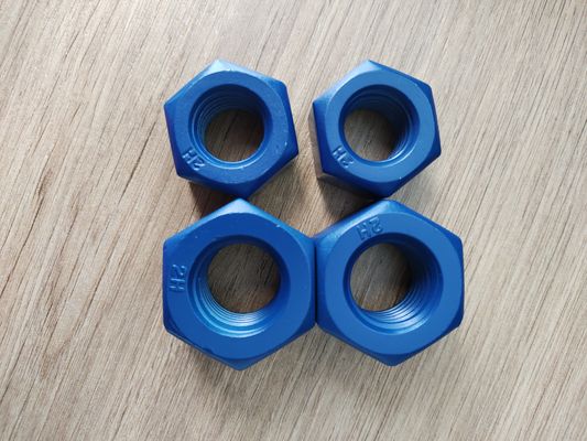 kupować Heavy Hexagon Nuts Made of A194 2H with Blue PTFE Coating produkcja online
