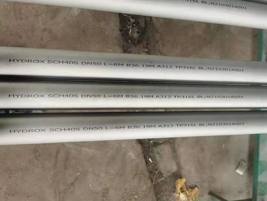 kupować Rura bez szwu ze stali nierdzewnej TP316L ASTM A312 z zaślepką online manufacture