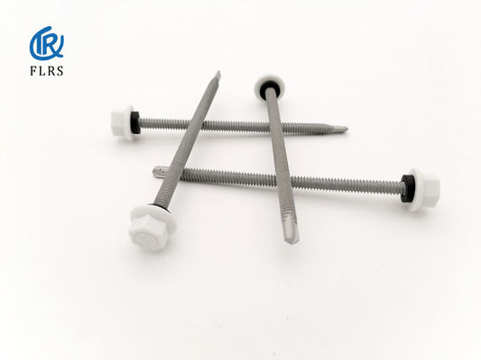 kupować Śruba z łbem sześciokątnym z kołnierzem nylonowym Samowiercąca stalowa śruba o wysokiej jakości powłoka antykorozyjna online manufacture