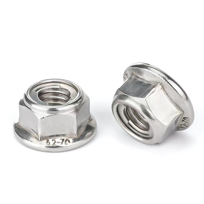kupować Nakrętka zabezpieczająca z kołnierzem sześciokątnym z blachy stalowej z wkładką metalową klasy 8 GB / T 6187 online manufacture