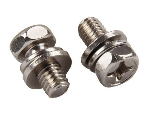 ASME Standard Cross Recessed Socket Hex Head Bolts z zestawami sprężynowych i zwykłych zestawów