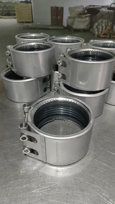 Materiał mocujący ze stali nierdzewnej 201 EPDM / NBR Seal Ring Grip-type Pipe Clamp for Gas Industry Applications