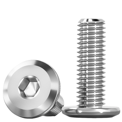 Hexagon Socket Duże płaskie okrągłe śruby głowy